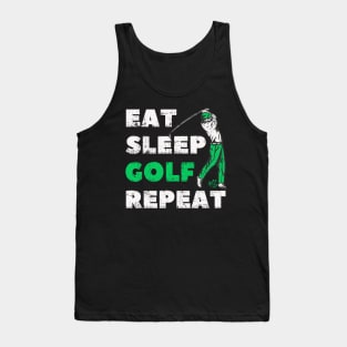 Eat Sleep Golf Repeat Tank Top